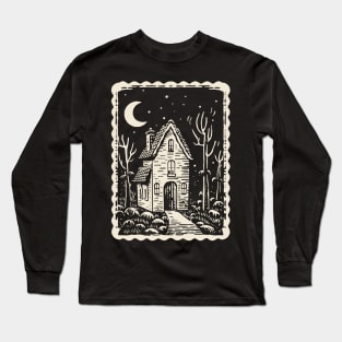 Witch Cottage in the Woods Long Sleeve T-Shirt